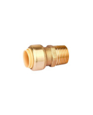 Raccord automatique Union mâle - Laiton - Toutub - différents diamètres BOUTTÉ
