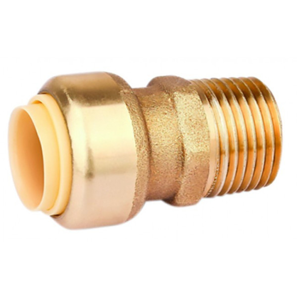 Raccord automatique Union mâle - Laiton - Toutub - différents diamètres BOUTTÉ