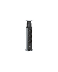 Bloc prises escamotable - 3 prises et chargeur USB - INCARA™ Tower 60 LEGRAND