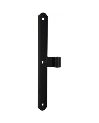 Penture de milieu en té - festonnée - acier phorétique noir - 320 mm TORBEL