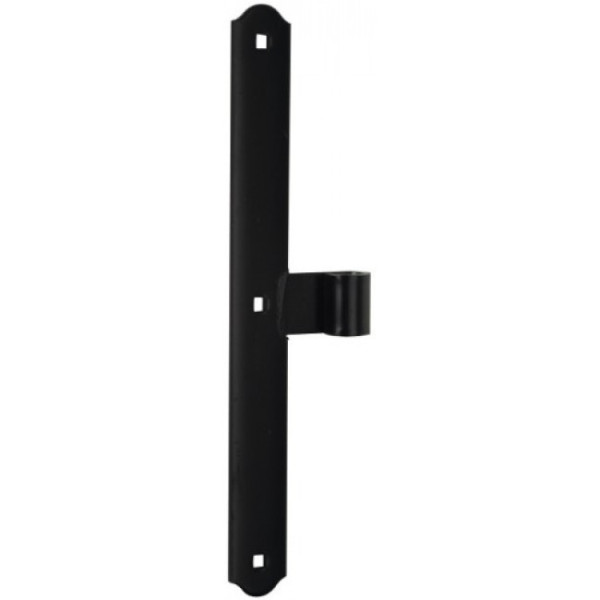 Penture de milieu en té - festonnée - acier phorétique noir - 320 mm TORBEL