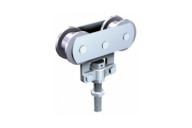 Montures à galets acier - portail coulissant - force 80 kg - 0235A MANTION