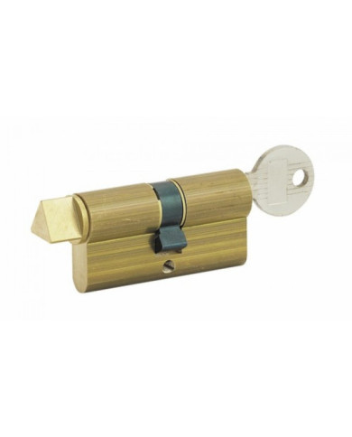 Cylindre double - à clef et triangle pompier 14 mm COUILLET