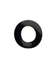 Bague de calage Ø14 mm épaisseur 3 mm en PVC noir - Boite de 50 TORBEL