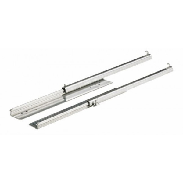 Coulisses à billes Quadro 40BM-charge 40kg-sortie partielle HETTICH