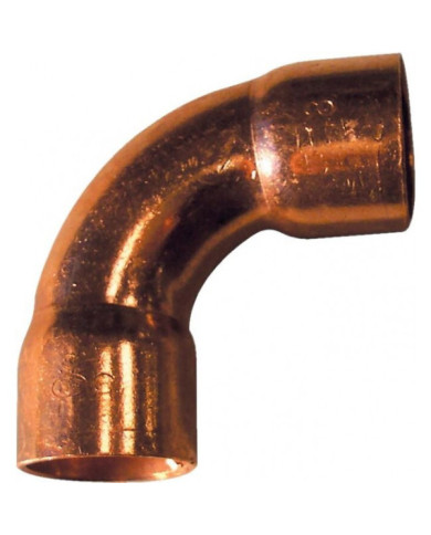 10 X Coude cuivre 90° F/F à souder 90CU - différents diamètres BRICOZOR