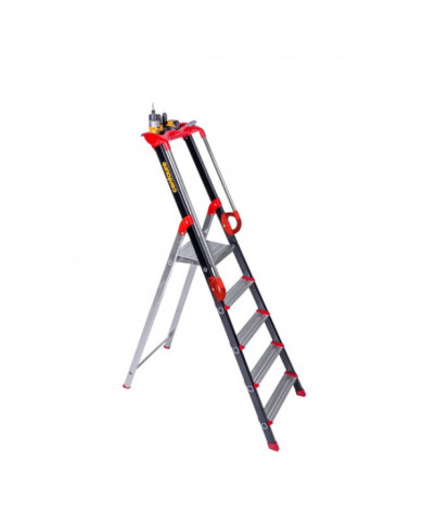 Escabeau Pro'UP marches serties 2 rampes d'accès - charge maxi 150 kg CENTAURE