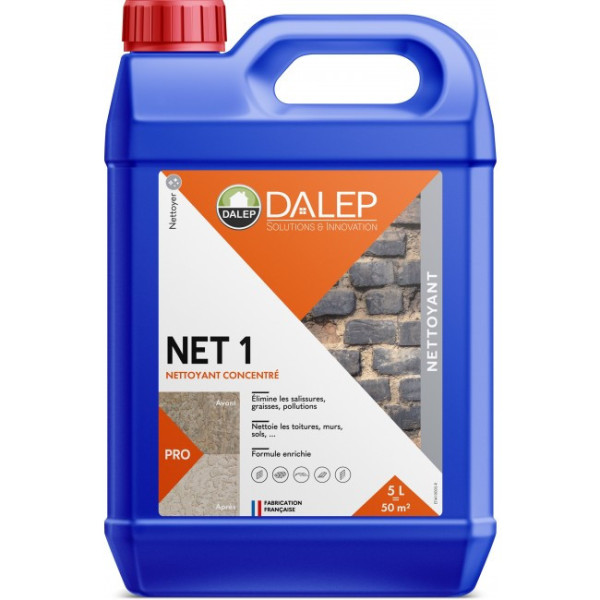 Nettoyant - détergent alcalin - algicide - surpuissant - Net 1 DALEP