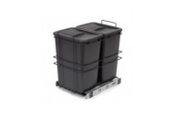 Poubelle de recyclage pour cuisine - 2 x 35 L - fixation par le bas EMUCA