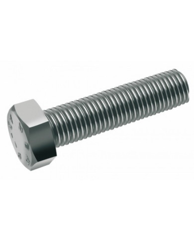 Vis à métaux, inox A2, entièrement filetée, tête hexagonale ACTON