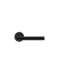 Poignées de porte sur rosaces rondes - noir Cosmos - ER45 Madeira KARCHER DESIGN