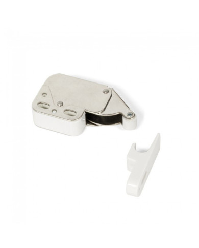 Loqueteau pour meuble à portes battantes - blanc - par 10 - Fast Latch EMUCA
