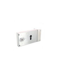 Serrure en applique horizontale - inox - cylindre européen - 719 DEVISMES