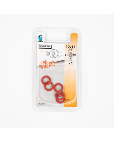 Joints fibre pour filetage femelle - lot de 5 BOUTTÉ