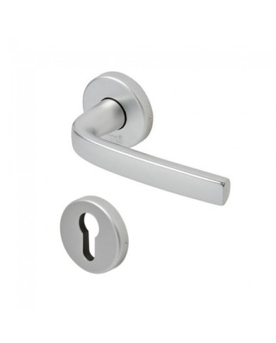 Ensemble de poignées sur rosaces en aluminium anodisé - Logio VACHETTE