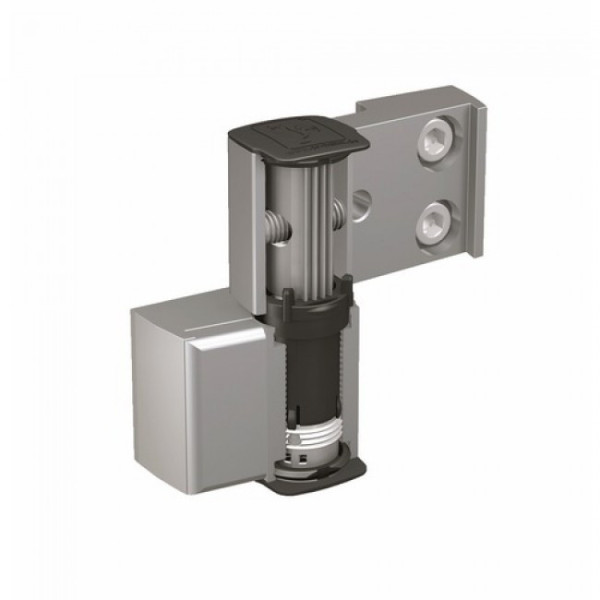 Paumelle pour portes métalliques - 2 lames - réglable - 60AT HAHN
