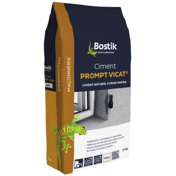 Ciment prise rapide - Ciment Prompt Vicat BOSTIK