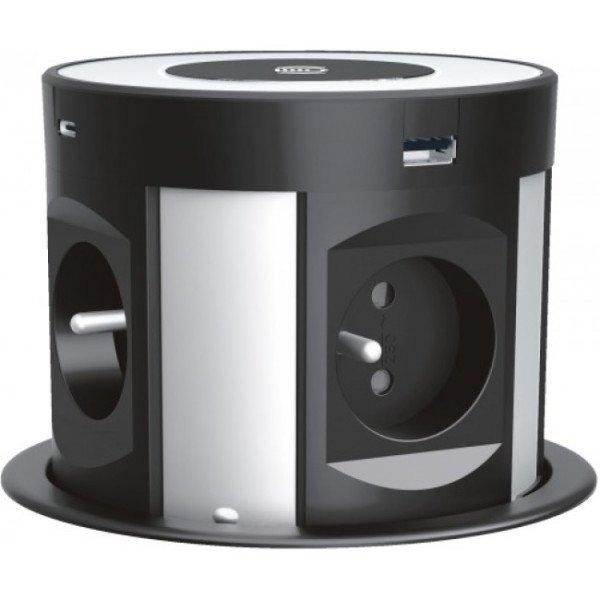 Bloc prises escamotable avec chargeur à induction - INCARA™ Tower LEGRAND