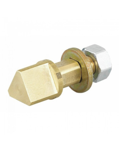 Triangle EDF - 11 mm - pour carré de serrure 7 mm COUILLET