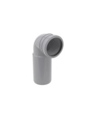 Coude d'évacuation PVC gris pour WC - diamètre 100/90 mm GEBERIT