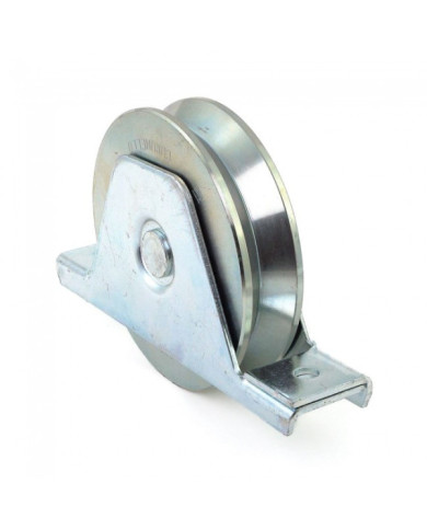 Roue à gorge triangulaire 336V - support intérieur - 2 roulements COMUNELLO