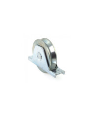 Roue à gorge triangulaire 336V - support intérieur - 2 roulements COMUNELLO
