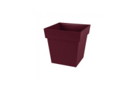Pot carré bas - 38 litres - Toscane 13627 EDA PLASTIQUES