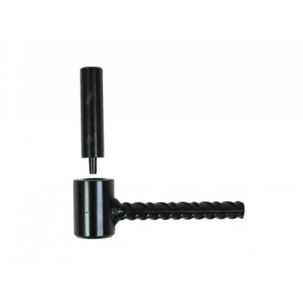 Gonds à sceller pour parpaing acier noir - tige Ø 10 - volets simples ING FIXATIONS
