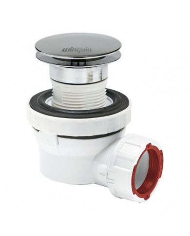 Bonde de lavabo à écoulement libre et siphon gain de place - Nano 6.7 WIRQUIN PRO