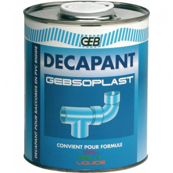 Décapant PVC - nettoyage avant collage - pour PVC rigide - Gebsoplast GEB