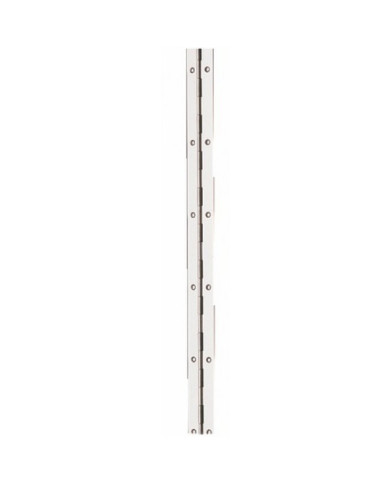 Charnière à piano simple feuille en acier nickelé- diamètre 1,8 mm BRICOZOR