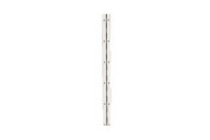 Charnière à piano simple feuille en acier nickelé- diamètre 1,8 mm BRICOZOR