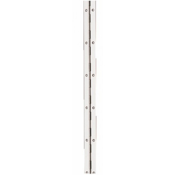Charnière à piano simple feuille en acier nickelé- diamètre 1,8 mm BRICOZOR