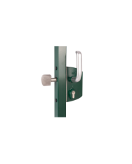 Serrure de portail coulissant - cylindre européen - LSKZ vert LOCINOX