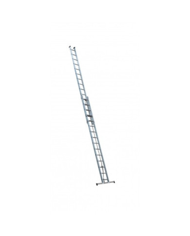Echelle coulissante à corde - 2x15 échelons - hauteur de travail 8,50m ESCALUX