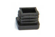 Embout plastic noir entrant - rectangulaire AVL