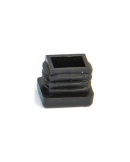 Embout plastic noir entrant - rectangulaire AVL