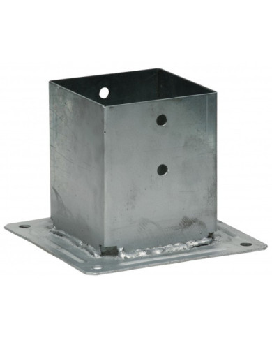 Pied de poteau carré sur platine - PPJBT - acier galvanisé SIMPSON Strong-Tie