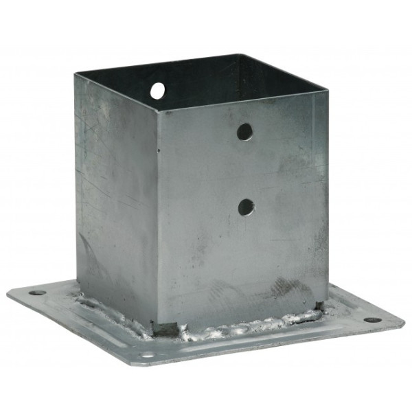 Pied de poteau carré sur platine - PPJBT - acier galvanisé SIMPSON Strong-Tie