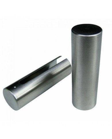 Cache-paumelle - inox - pour paumelles universelles - nœud 16 mm QUESDEVILLE