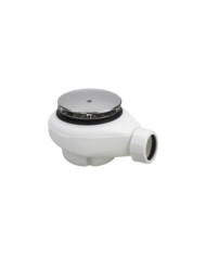 Bonde de douche 90 mm capot chromé - sortie horizontale - Tempoplex VIEGA