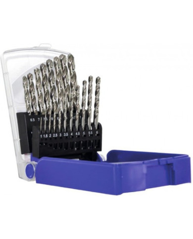 Coffret de 19 forets HSS Pro - pour acier et fonte TIVOLY