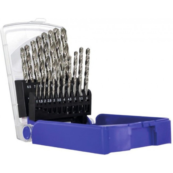 Coffret de 19 forets HSS Pro - pour acier et fonte TIVOLY