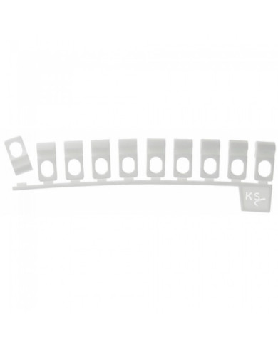 Glisseur asymétrique pour tringle Klick System BRICOZOR
