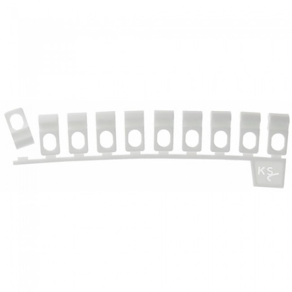Glisseur asymétrique pour tringle Klick System BRICOZOR