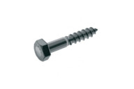 Vis à bois - Tirefond - tête hexagonale - inox A4 - filetage partiel ACTON