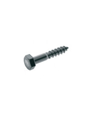 Vis à bois - Tirefond - tête hexagonale - inox A4 - filetage partiel ACTON