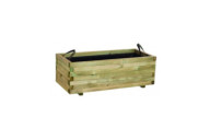 Bac à fleurs carré en bois Baroque - 110 x 50 x 38 cm CERLAND