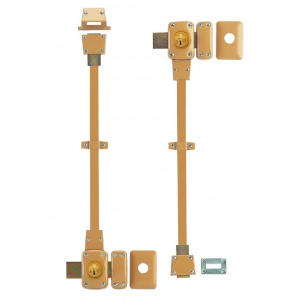 Verrou multipoints en applique - à double cylindre rond - Mirage 6 FTH THIRARD
