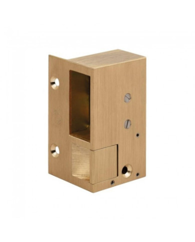 Gâche électrique en applique - à émission – bronze – 1 MÉTALUX